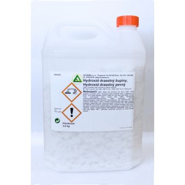 Hydroxid draselný 90%, šupiny 3,5 kg
