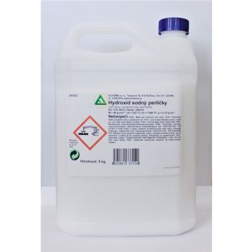 Hydroxid sodný / louh - mikroperličky 5 kg, NaOH, 99 %, CAS 1310-73-2