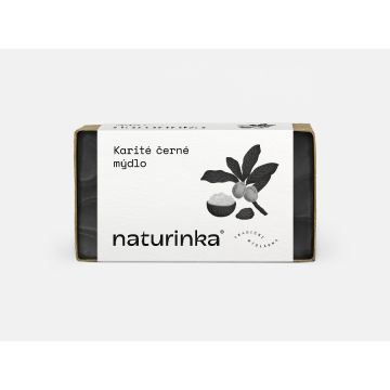 Karité mýdlo s aktivním uhlím Naturinka 110 g