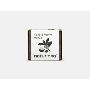 Karité mýdlo s aktivním uhlím Naturinka 50 g