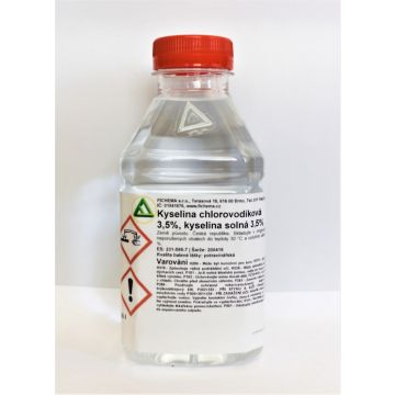 Kyselina chlorovodíková 3,5-4%, 250 ml