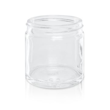Skleněná dóza čirá 60 ml - plato (72 ks)