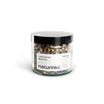 Koupelová sůl lemongrass/meduňka Naturinka, 250 ml