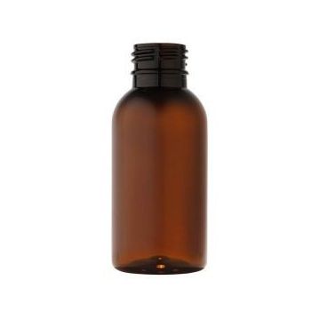 PET lahvička 100 ml, hnědá