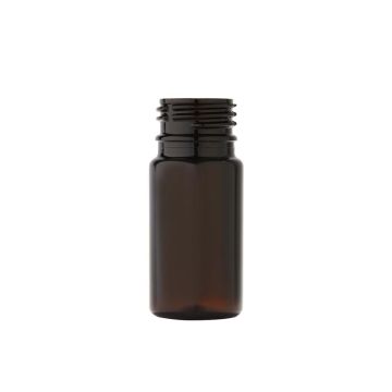 PET lahvička 35 ml, hnědá
