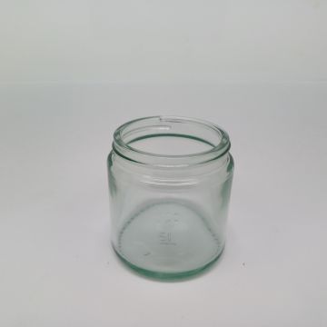 Skleněná dóza čirá 120 ml - plato (53ks)